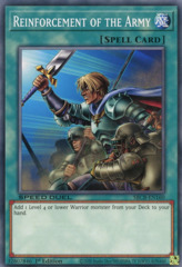 Reinforcement of the Army - SBCB-EN160 - Secret Rare - 1st Edition