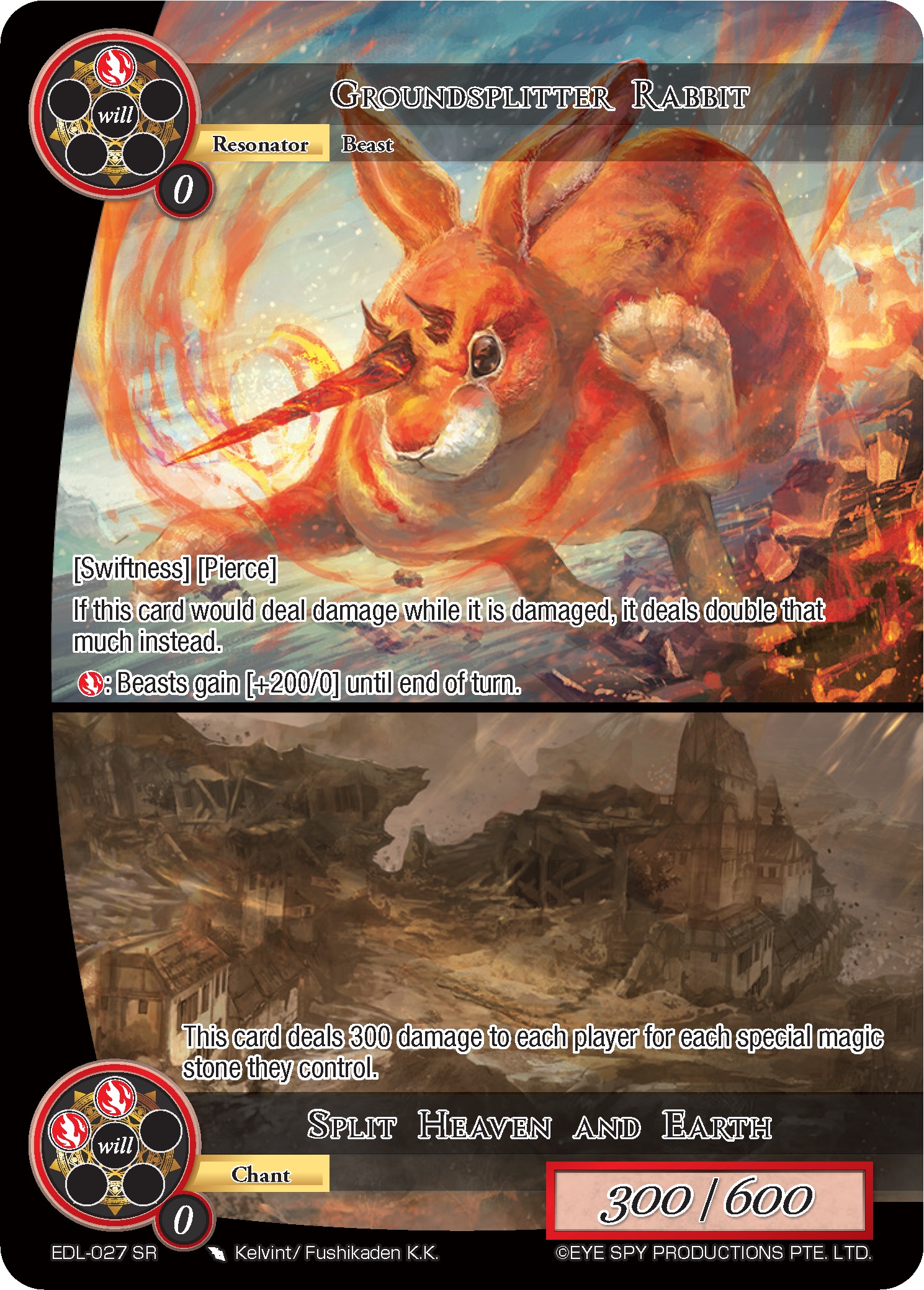 Groundsplitter Rabbit // Split Heaven and Earth - EDL-027 - SR