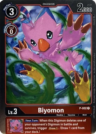Biyomon - P-002 - P - Foil