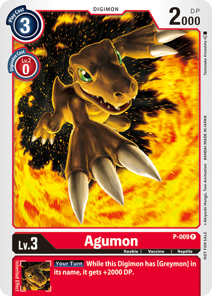 Agumon - P-009 - P - Foil