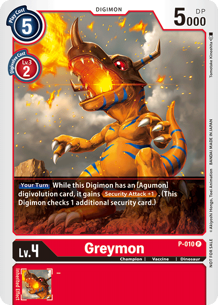 Greymon - P-010 - P - Foil