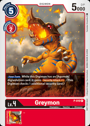 Greymon - P-010 - P - Foil