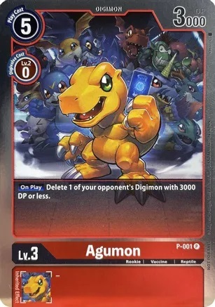 Agumon - P-001 - P - Foil