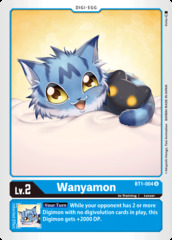 Wanyamon - BT1-004 - U