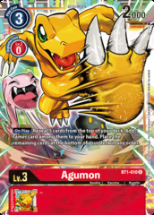 Agumon - BT1-010 - R (Dash Pack Ver. 1.0) - Foil