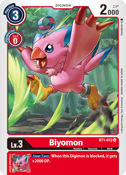 Biyomon - BT1-012 - U