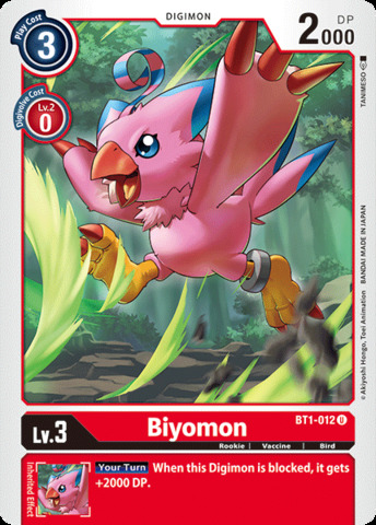 Biyomon - BT1-012 - U