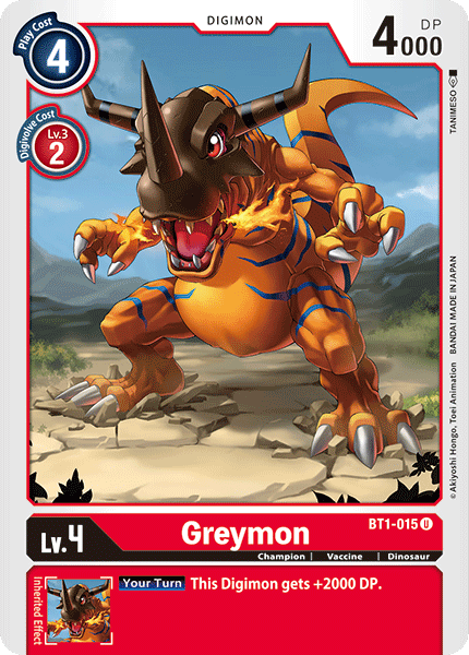 Greymon - BT1-015 - U