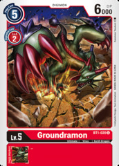 Groundramon -  BT1-020 - U