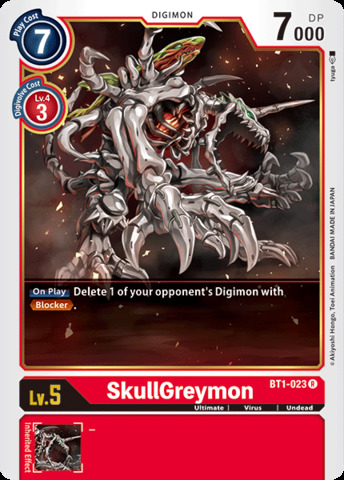 SkullGreymon - BT1-023 - R