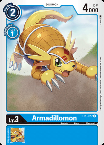 Armadillomon - BT1-027 - C