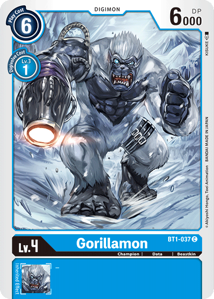 Gorillamon - BT1-037 - C