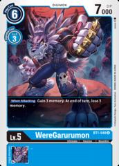 WereGarurumon - BT1-040 - U