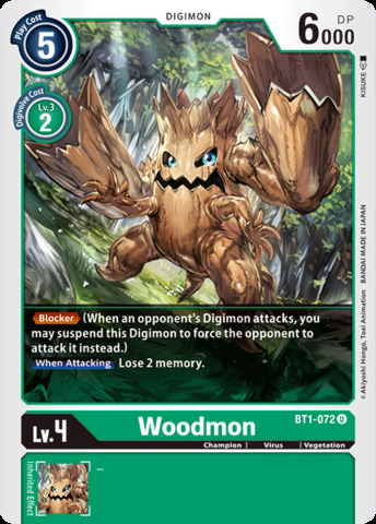 Woodmon - BT1-072 - U
