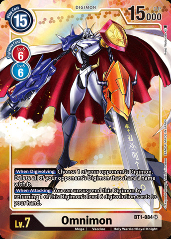Omnimon - BT1-084 - SR - Alternative Art