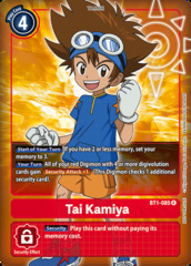 Tai Kamiya - BT1-085 (Box Topper) - SR - Alternative Art - Foil