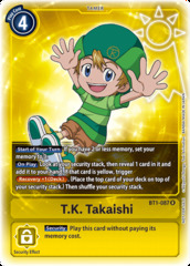 T.K. Takaishi - BT1-087 - R (Box Topper) - Foil