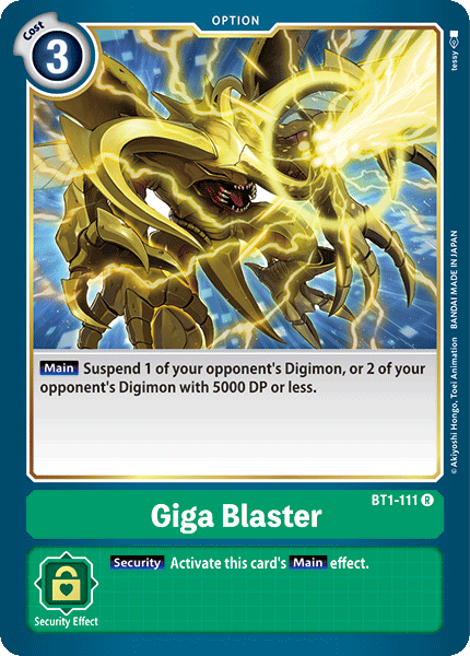 Giga Blaster - BT1-111 - R