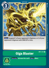 Giga Blaster - BT1-111 - R