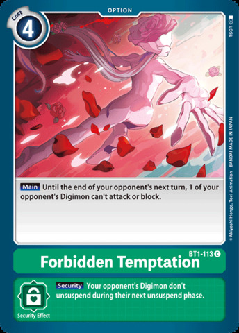 Forbidden Temptation - BT1-113 - C