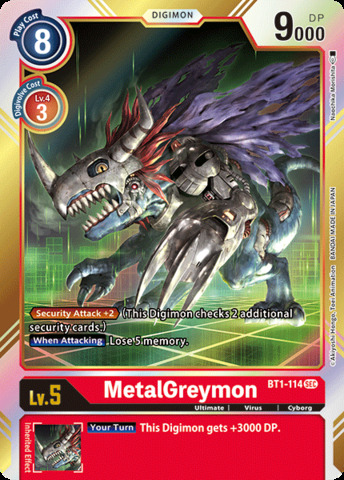 MetalGreymon - BT1-114 - SEC