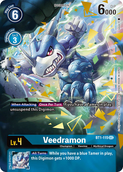 Veedramon - BT1-115 - SEC - Alternative Art
