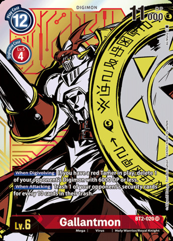Gallantmon (Alternate Art) - BT2-020 - SR