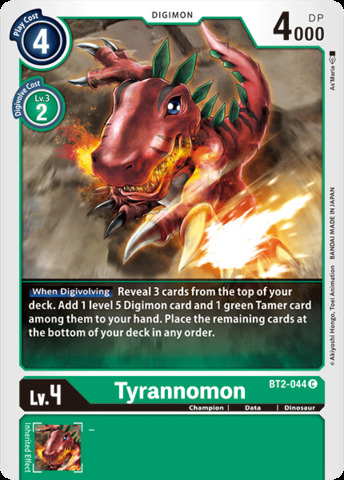 Tyrannomon - BT2-044 - C