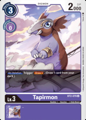 Tapirmon - BT2-070 - U