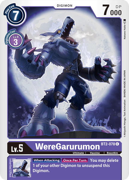 WereGarurumon - BT2-078 - C