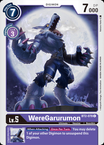 WereGarurumon - BT2-078 - C