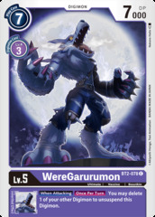 WereGarurumon - BT2-078 - C