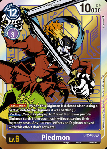 Piedmon - BT2-080 - SR - Alternative Art