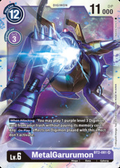 MetalGarurumon - BT2-081 - SR