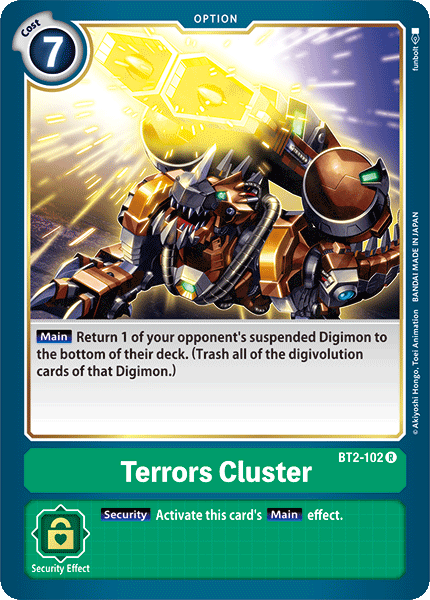 Terrors Cluster - BT2-102 - R