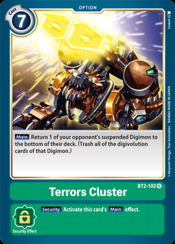 Terrors Cluster - BT2-102 - R