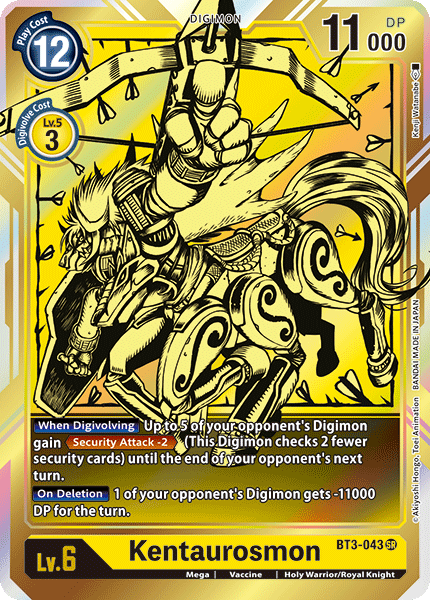 Kentaurosmon - BT3-043 - SR - Alternative Art