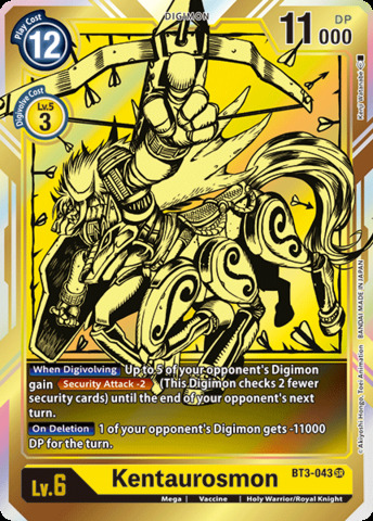 Kentaurosmon - BT3-043 - SR - Alternative Art