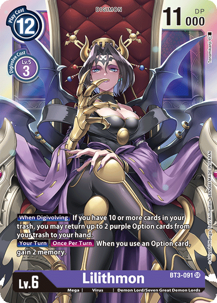 Lilithmon - BT3-091 - SR