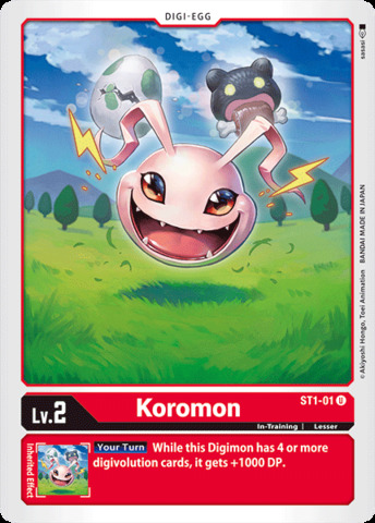 Koromon - ST1-01 - U