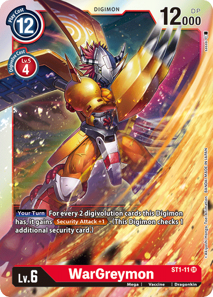 WarGreymon - ST1-11 - SR - Foil