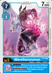 WereGarurumon - ST2-08 - R