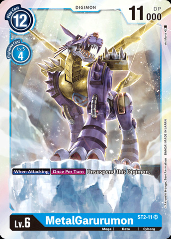 MetalGarurumon - ST2-11 - SR - Foil
