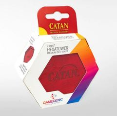 CATAN Hexatower - Premium Dice Tower - Red