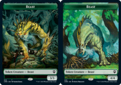 Beast (018) // Beast (019) Double-Sided Token