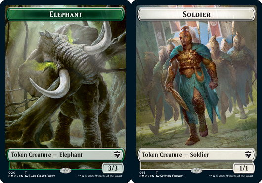 Elephant Token // Soldier Token