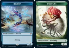 Illusion // Saproling Double-sided Token