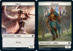 Angel (001) // Soldier (002) Double-Sided Token - Foil