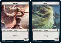 Angel // Spirit Double-sided Token - Foil