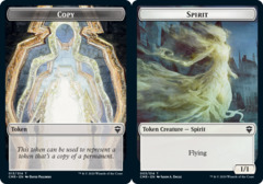 Copy // Spirit Double-sided Token - Foil